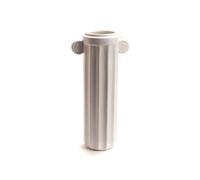 Vase colonne blanc 31 cm - - Blanc - Grès