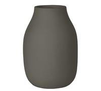 Vase COLORA L 20 cm, gris acier, céramique, Blomus