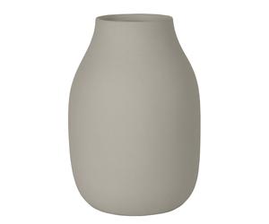 Vase COLORA S 15 cm, gris chaud, Blomus