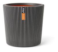 Vase conique - CAPI EUROPE - Groove NL - 45 x 41 cm - Anthracite