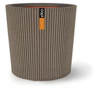 Vase conique CAPI EUROPE - Groove NL - 45 x 41 cm - Chaud taupe