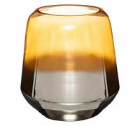 Atmosphera Créateur d'intérieur - Vase Design "Metalambre" 24cm Ambre & Argent Argent G