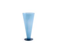 Vase Conique , Grand , Bleu Pétrole/ Bleu Foncé