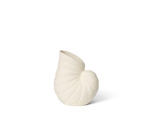 Vase Coquillage Blanc Cassé