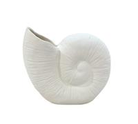 Vase coquillage en céramique texture sable forme originale
