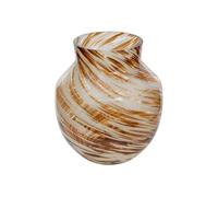 Atmosphera Vase en verre Arvo torsadé H19,5 cm Multicolore