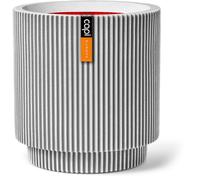 Vase cylindre - CAPI EUROPE - Groove NL - 44 x 46 - Ivoire