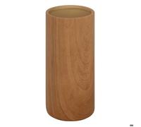 Vase cylindre ""Sao"" céramique marron H20cm - Atmosphera Créateur d'intérieur
