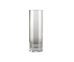 Vase cylindric H20 cm D10 cm transparent made in europe - souffle bouche