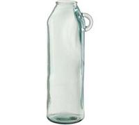 Vase Cylindrique Design Anse 45cm Transparent