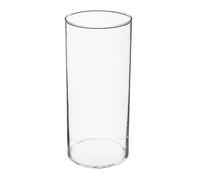Vase Cylindrique en Verre 30cm Transparent