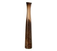 Vase Cylindrique en Verre Lester 60cm Marron Foncé