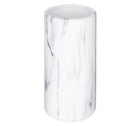 Atmosphera - Vase Cylindre - marbre - Blanc - H20 cm