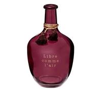 Vase Dame Jeanne ""Gypsy"" verre H31cm - Atmosphera createur d'interieur - Multicolore