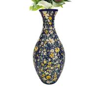 Vase d'art 3D - 11x11x24.5cm Jigsaw Vase de Fleurs | Accessoire de Maison Décoration de Table Chambre Bureau Créatif ABS Robuste Design Elle est à la fois hors