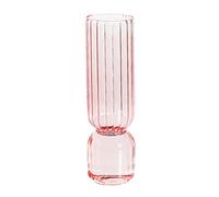 Vase de fleurs moderne en verre pour terrarium - Cylindre - Rose