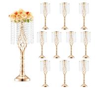 Vase de Mariage-VEVOR-Lot de 10-Supports de Fleurs de Mariage de 55 cm de Haut-pour Dîner de Mariage, Cérémonie, Anniversaire