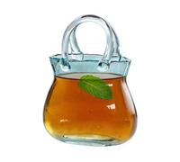 Vase de sac à main pour fleurs | Grand sac à main transparent | Vase à fleurs esthétique | pour centres de table, cocktail, fête, salon, bureau, mariage