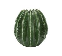 Vase Déco en Céramique Cactus 24cm Vert