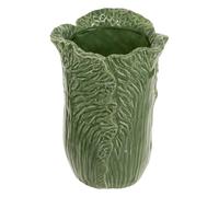 Vase Déco en Dolomite Lisière 20cm Vert