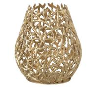 Vase Déco en Métal ""Diann"" 33cm Doré
