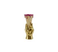 Mauro Ferretti Vase en forme de cornet de glace Multicolore 12,5x11x31 cm