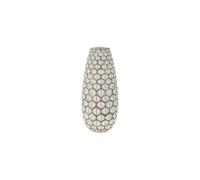 Vase Mauro Ferretti Resina Tibet Blanc 20x45,5 cm