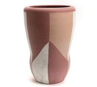 Vase déco Terracotta Line grand modèle - Amadeus - - Céramique Terracotta G
