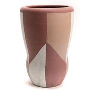 Vase déco Terracotta Line grand modèle - Amadeus - - Céramique Terracotta G