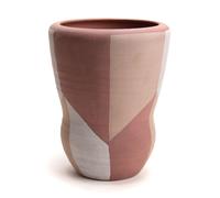 Vase déco Terracotta Line petit modèle céramique 18.00x18.00 cm