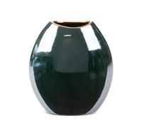 Vase décoratif Amora 2 18x9x22 vert or Eurofirany