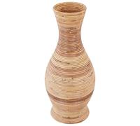 Vase Décoratif en Rotin Tressé 70 cm Naturel Boho Rustique Trinisa
