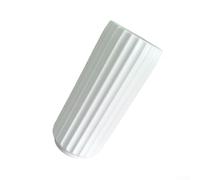 Vase décoratif minimaliste Dracaena Sanderiana conçu pour un usage quotidien et des dispositions intérieures visuelles cohérentes (blanc moyen)