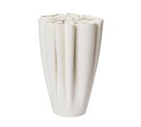ferm LIVING Vase Dedali – H 25,5 cm Ø 17 cm – Blanc cassé