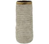 Vase Design en Céramique "Lima" 31cm Gris Gris