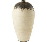 Vase Design en Céramique "Peinture" 72cm Beige Beige G