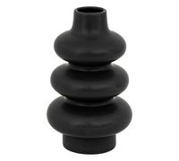 Atmosphera Vase Clothilde en céramique - Noir