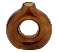 Atmosphera - Vase Circle Ambre h20,5cm