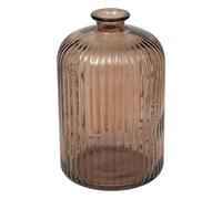 Vase Design en Verre "Luz" 23cm Marron