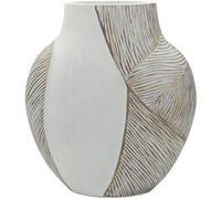 Vase Design "Hochi" 31cm Blanc Blanc