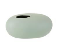 Vase Design ""Ovale Céramique"" 25cm Vert Pastel