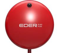 Vase d'expansion EDER SPIROTECH Elko-Flex N25, 25 l, pour installations de chauffage, rouge, 1 pièce.