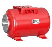 Vase d'expansion horizontal de 24 litres, avec membrane en EPDM, raccordement de 1"