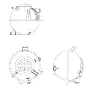 NRF Vase d'expansion liquide de refroidissement 454082 pour VW, SEAT, SKODA, AUDI