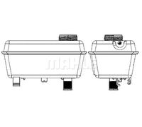 MAHLE CRT 27 000S Vase d'expansion, liquide de refroidissement