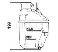 MAHLE CRT 88 001S Vase d'expansion, liquide de refroidissement