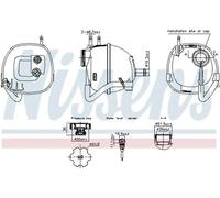 NISSENS 996222 Vase d'expansion, liquide de refroidissement