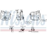 NISSENS 996243 Vase d'expansion, liquide de refroidissement