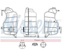 NISSENS 996329 Vase d'expansion, liquide de refroidissement
