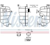 NISSENS 996338 Vase d'expansion, liquide de refroidissement